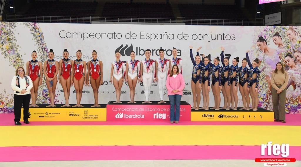 Lagunak conquista el Campeonato de España de conjuntos de gimnasia rítmica de primera categoría